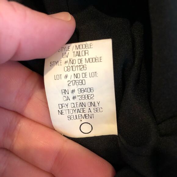 Theory Liv Tailor black wool button front blazer size 4 - Picture 12 of 16